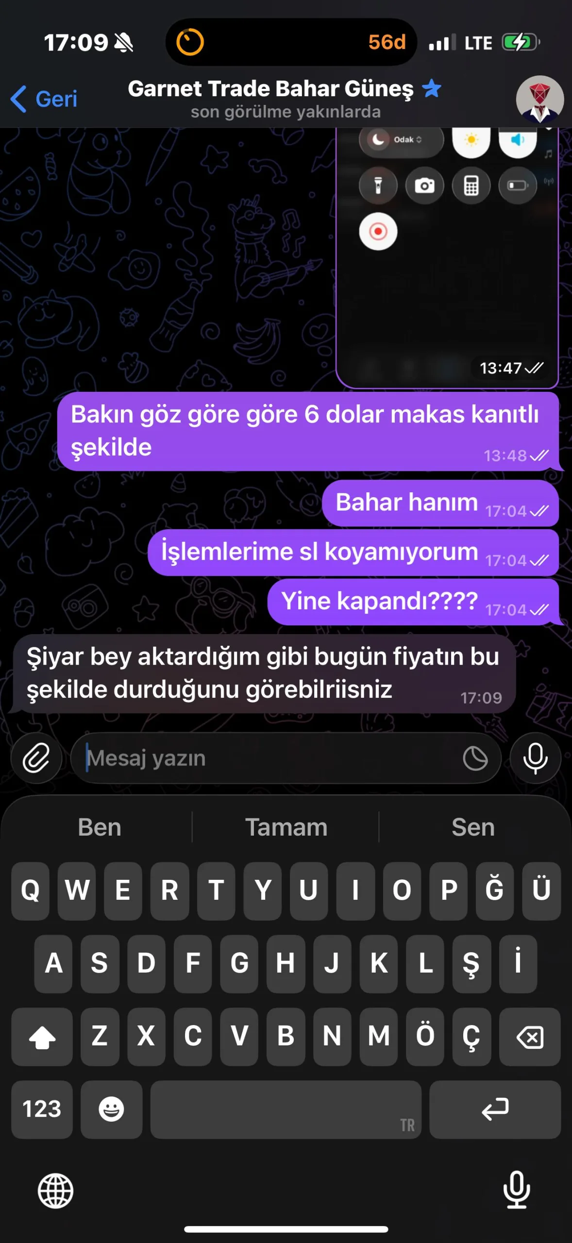 GARNET TRADER  VE MALCOLM